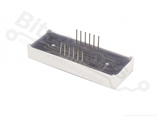 Digit display LED 7-segments 1.4cm red - 4-way common cathode